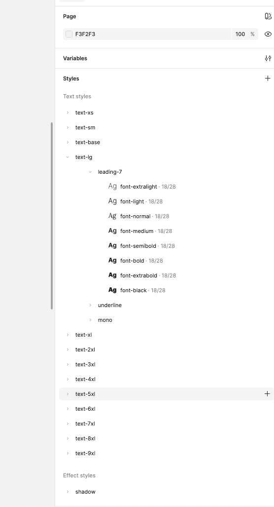 Figma Font Settings
